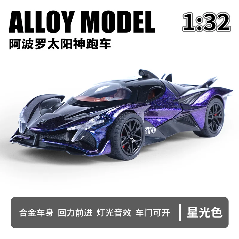 1/32 Scale Apollo PROJECT EVO Diecast Alloy Pull Back Car