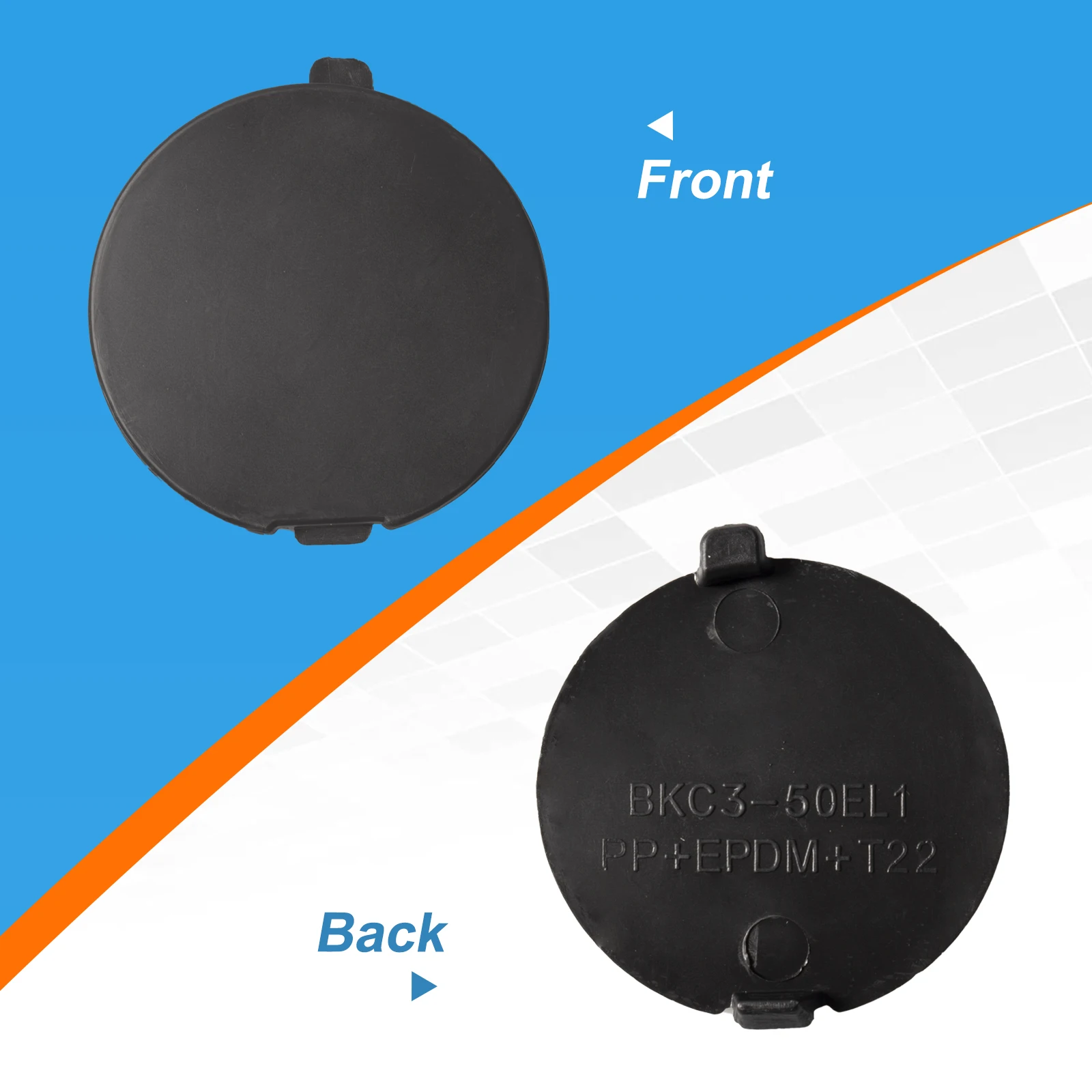 Rear Bumper Tow Hook Cover Cap Towing Eye For Mazda 3 Axela Accessories 2014 2015 right side BHN150EK1BB