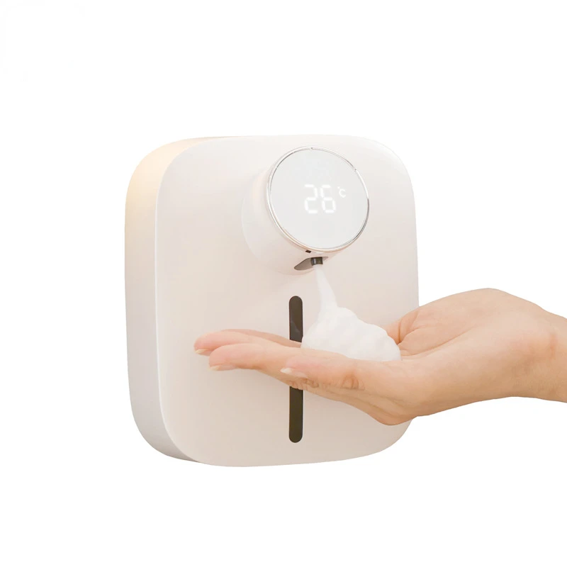 

New Bathroom LED Wall Mounted Soap Dispenser Smart Sensor 3-level Quantitative Foam Foam Hand Washing