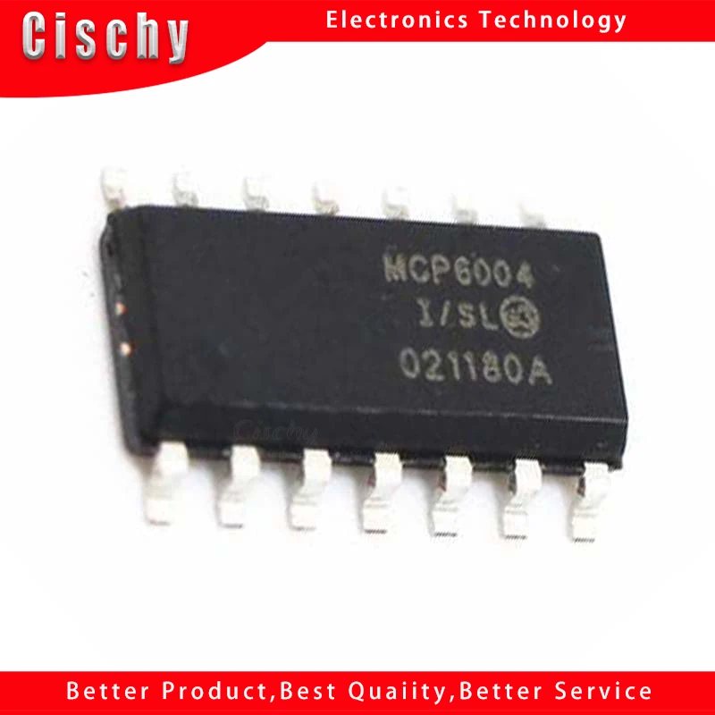 

10 шт MCP6004-I/SL SOP-14 MCP6004-I SOP MCP6004 SMD