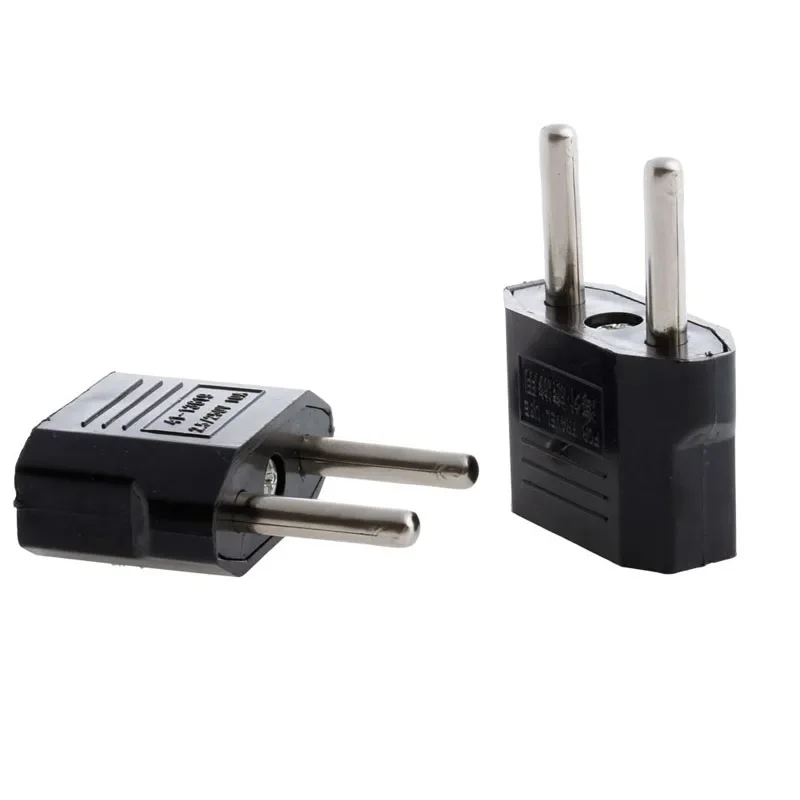 European Euro EU to US USA Plug US USA to EU Europe Euro Plug Travel Charger Adapter Outlet Converter 10Pcs Whosale Dropship plug adapter,power plug adapter,eu plug adapter,plug converter,eu socket converter