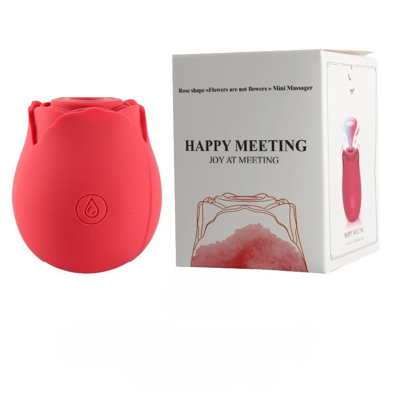 Sucking Rose Vibrator Toy for Women Masturbation Vacuum Stimulator Oral Nipple Clit Sucker Female Sex Toy Goods for Female Adult