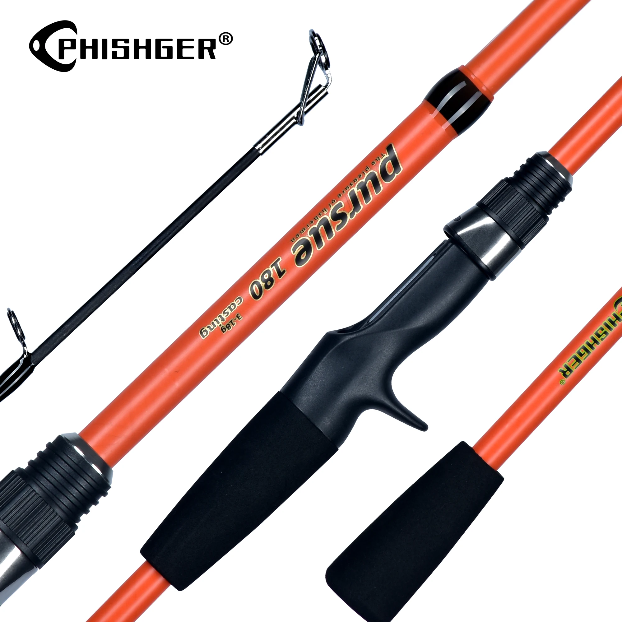 Canne BIUTIFU mini roche 1.8m-2.1m carbone ultralégère 3-18g pêche hiver voyage rapide casting
