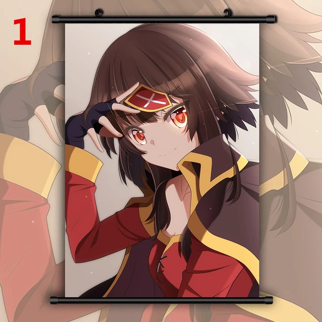 Wall Art KonoSuba Novel Anime Characters Megumin Kazuma Aqua Poster Prints  Set of 6 Size A4 (21cm x 29cm) Unframed GREAT GIFT : : Home