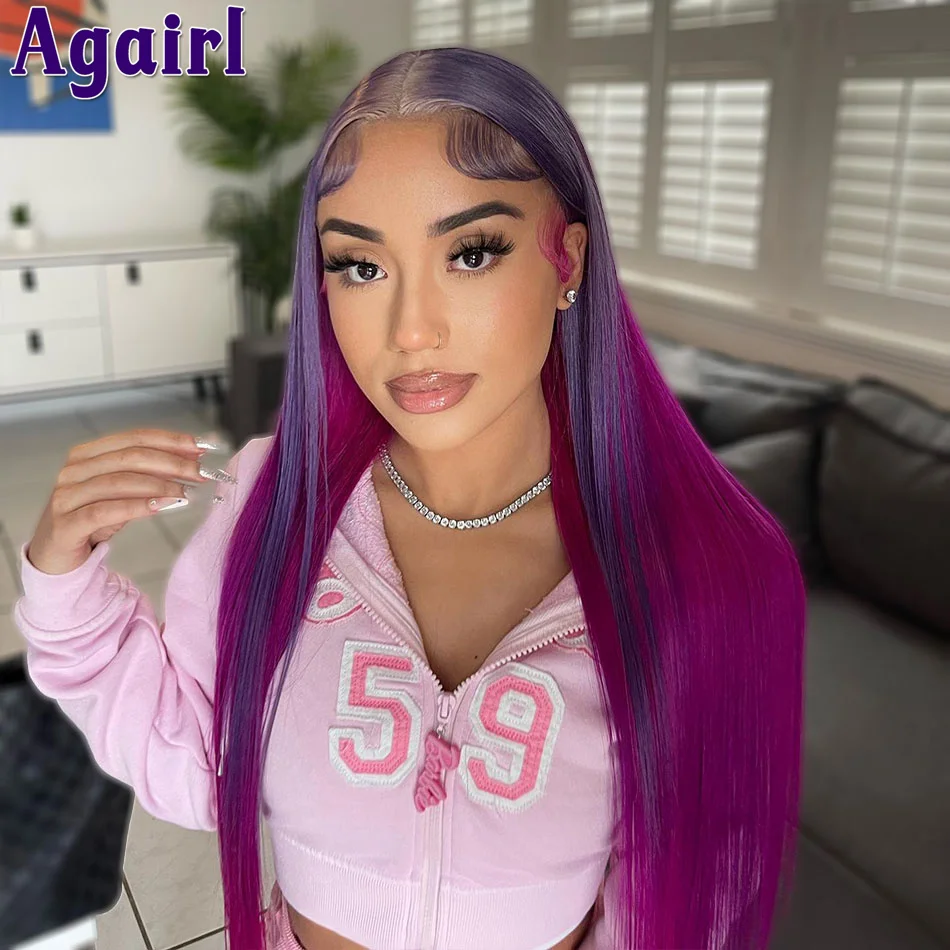 Рисунок 3 - 32 дюйма Омбре серый фиолетовый