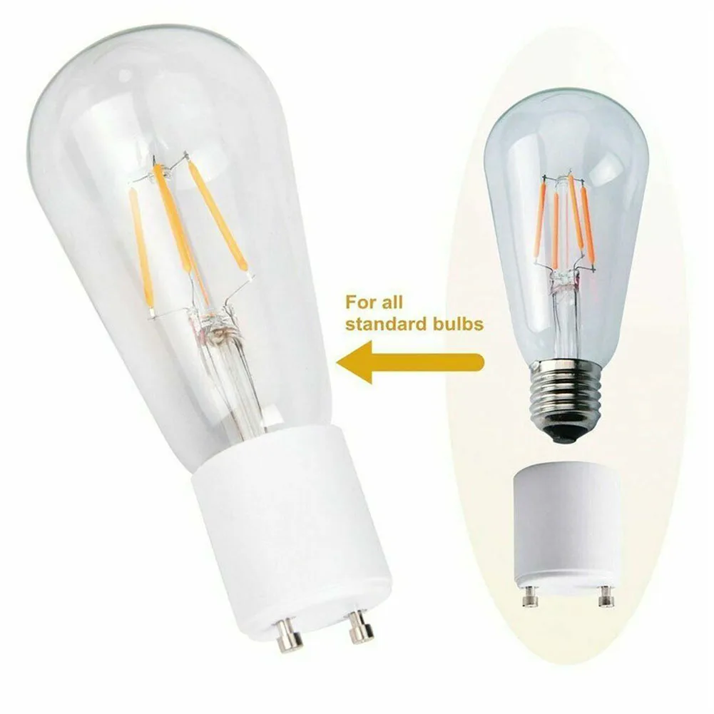 5pcs GU24 To E26 E27 Screw LED Light Lamp Bulb Base Adapter Socket Converter Adaptor Lamp Holder Retrofit Lighting Accessories