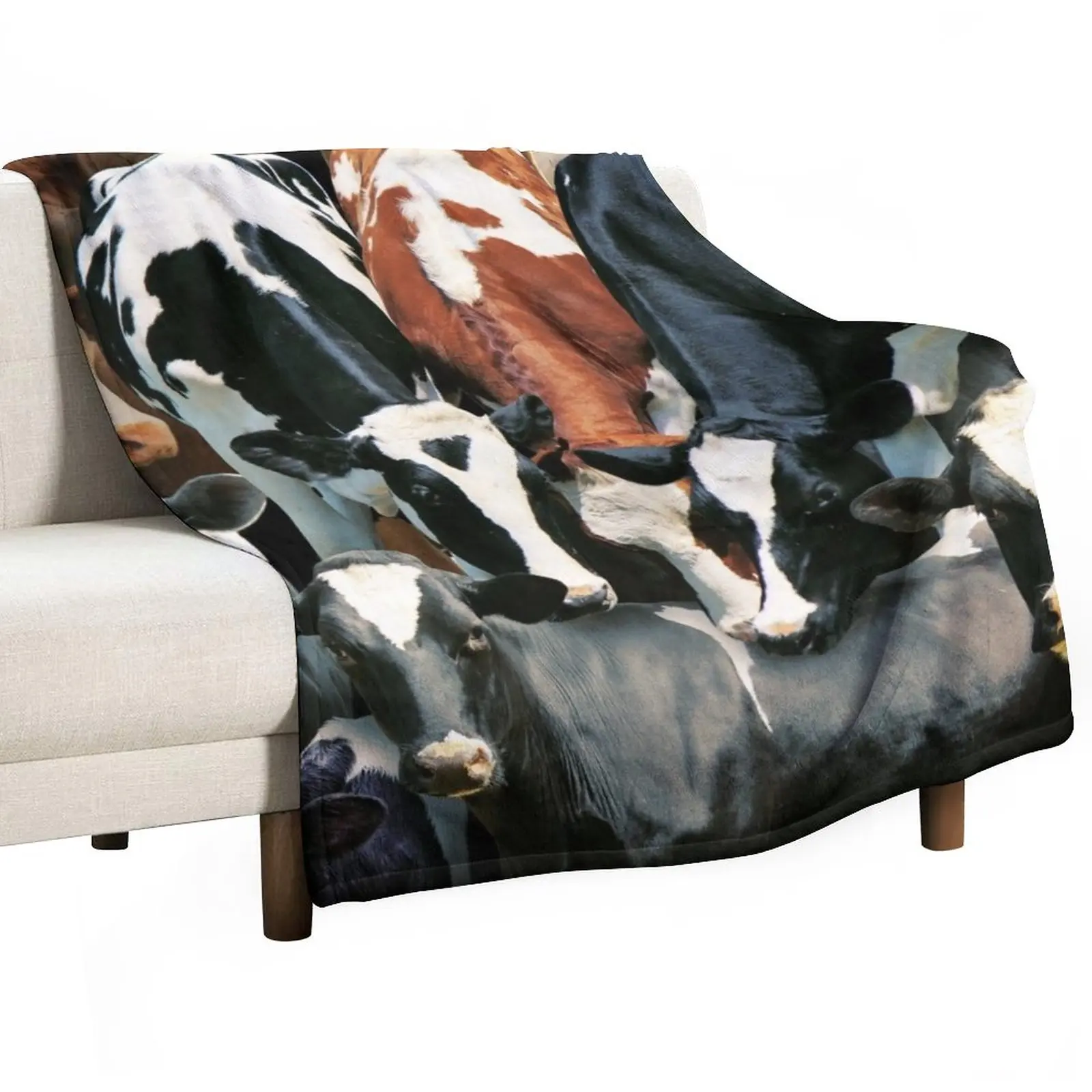 

Cows Throw Blanket Thin Blankets Soft Bed Blankets Soft Plaid Bed covers