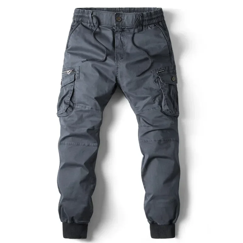 Cargo Men Military Tactical Pants Men Washed Overalls Men Beam Pants Male Streetwear Casual Cargo Pants for Men Trousers