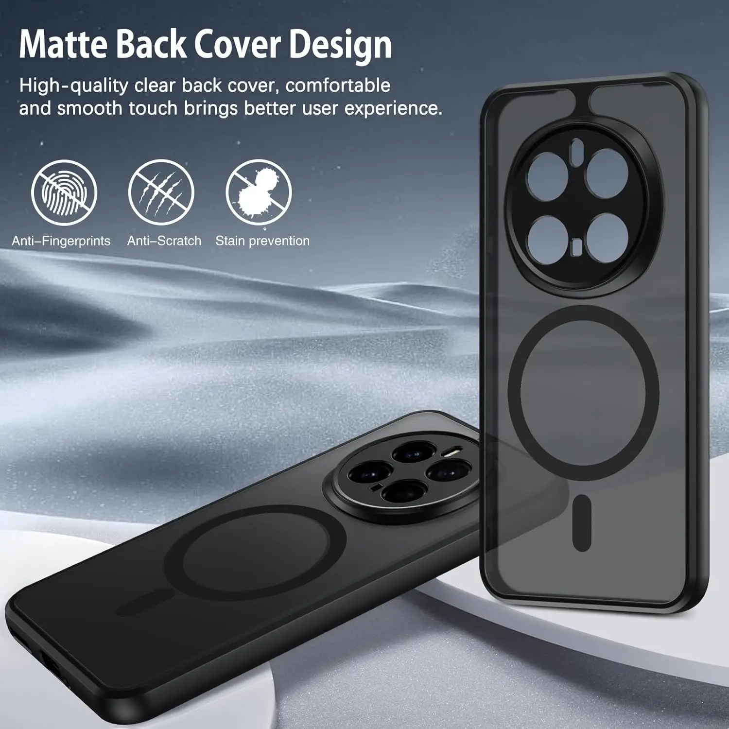 MagSafe Wireless Charging Translucent Hard Plastic Phone Case