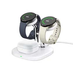 SwanScout Dual Watch Wireless Charging Station (White)