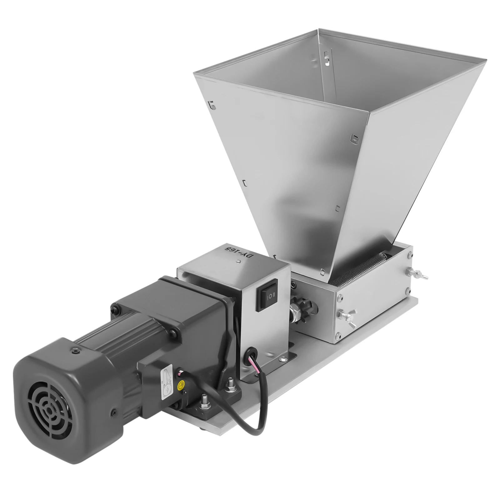 4L Electric Grain Mill Barley Feed Grinder Malt Crusher Rice Wheat Corn Grinder Stainless Steel, Al-alloy Wheat, Rice, Corn