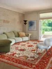 Retro Art Persian Carpet Comfortable Refreshing Bedroom Rug Luxury Living Room Decoration Large Area Carpets Balcony Rugs Tapete 4