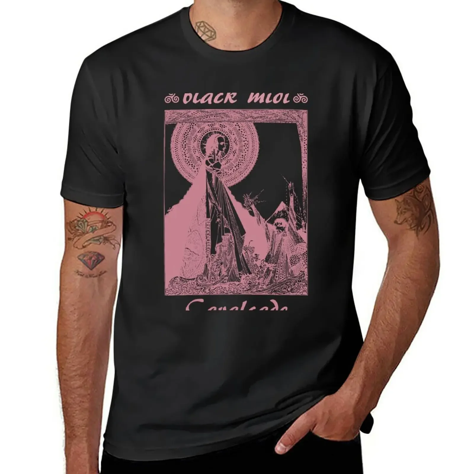 

Black Midi Cavalcade T-Shirt tees Aesthetic clothing mens clothing