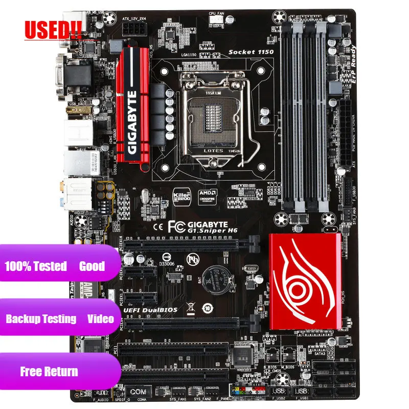 Placa-mãe Gaming G1.sniper h6 Lga 1150 Intel H97 Hdmi Sata Gbps Usb 3.0 Atx Intel Gigabyte-g1