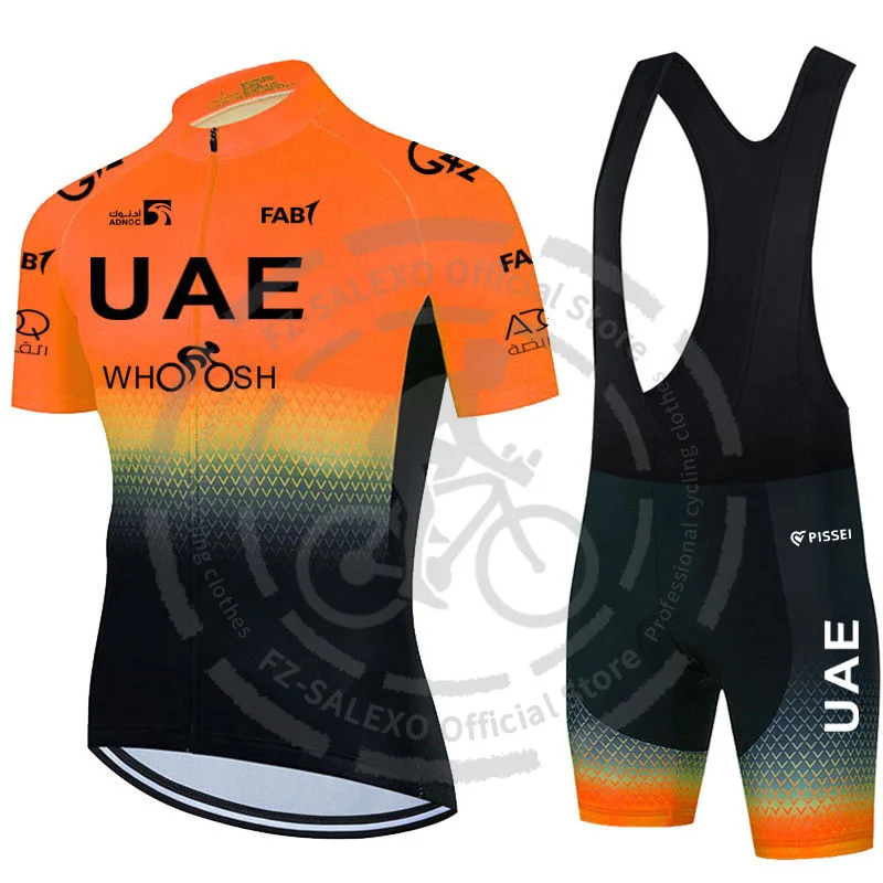 Uae Summer Cycling Jersey Set Men Short Sleeve Bike Uniform Sports Bicycle Clothing MTB Clothes Wear Maillot Ropa De Ciclismo 5