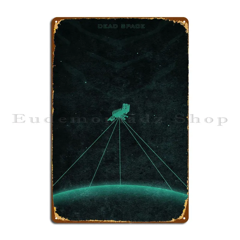 Dead Space Metal Platform Poster Plates Kitchen Crea Design Design Pub Tin Sign Poster