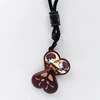 The Illusionist Cosplay Wood Necklace Locket Pendant Couple Lovers Custom Photo Handmade Unisex Jewelry Prop 5