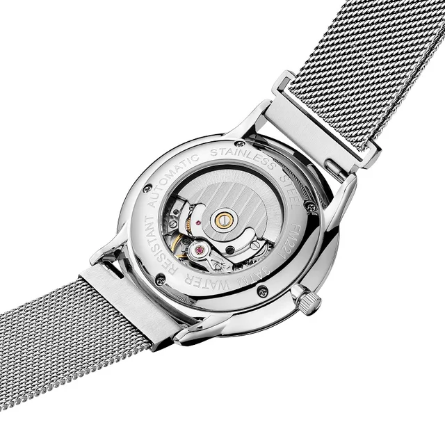 Men\'s Bauhaus Ultra Thin Automatic Watch Analog Mechanical Watch Waterproof Mens Fashion Watches Luxury Casual Dress Watch 5