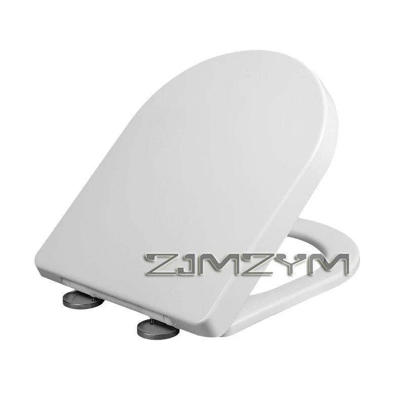 Toilet Seat Cover Household Universal Toilet Lid U/V Shaped Thickening Slow Drop Seat Cover Accessories