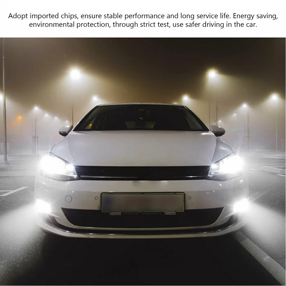 LED Lights LED Bulbs LED Headlights LED Car Lights LED Car Headlights Car Headlamps 2PC H1 6000K 55W LED Headlight Bulbs Kit Fog Driving Light Lamp Replacement Parts Auto Diode Fog Lamps