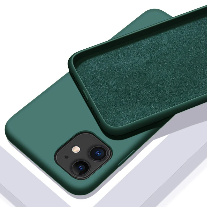Luxus Flüssigsilikonhülle für iPhone 15 14 13 12 11 Pro Max, weiche Hülle für iPhone 13 Mini X XR XS MAX 8 7 Plus, stoßfeste Schutzhülle – Detail 15