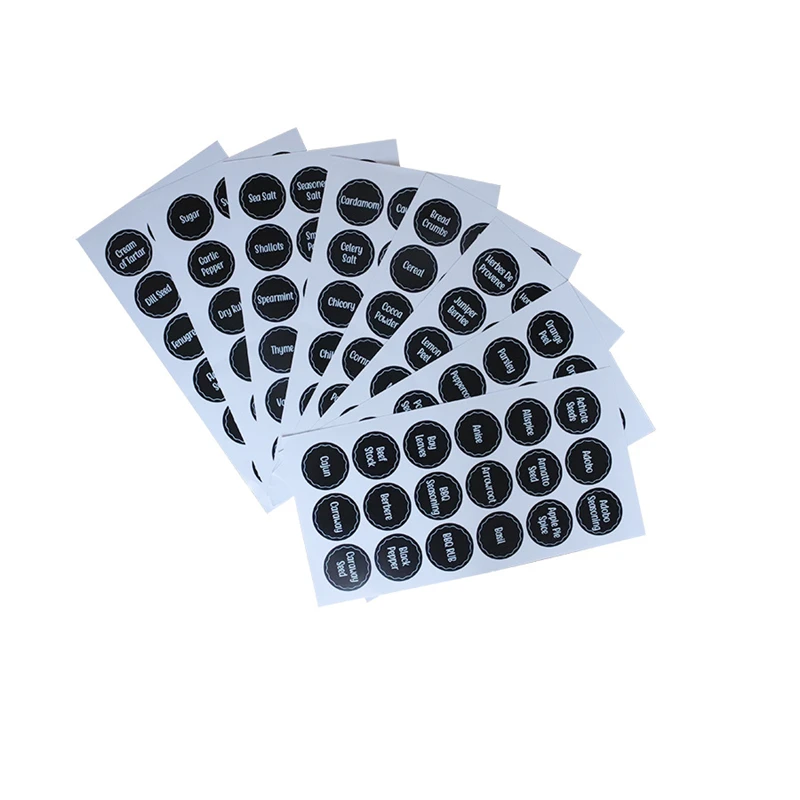 Food Pantry Sticker Removable Waterproof Food Containers Sticker Practical Kitchen Fridge Labels