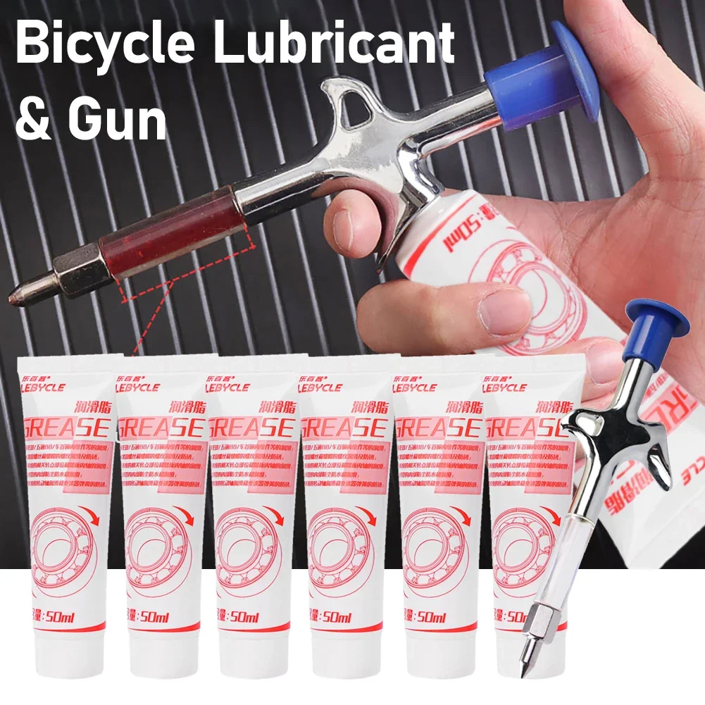 Pistolet à Graisse Pour Vélo - Lubrification Roulements, Pédalier, Jeu De Direction - 175mm