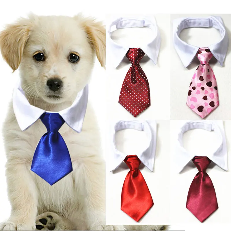 Nœuds Papillon Pour Chien Et Chat - Lot De 2 - Réglables Par Velcro - Coton Et Polyester - Pour Fêtes, Anniversaires, Photos