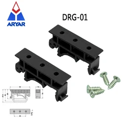 Cost - Effective DIN Rail Mounting Bracket for Streamlined Industrial Installations (DRG - 01 Black)