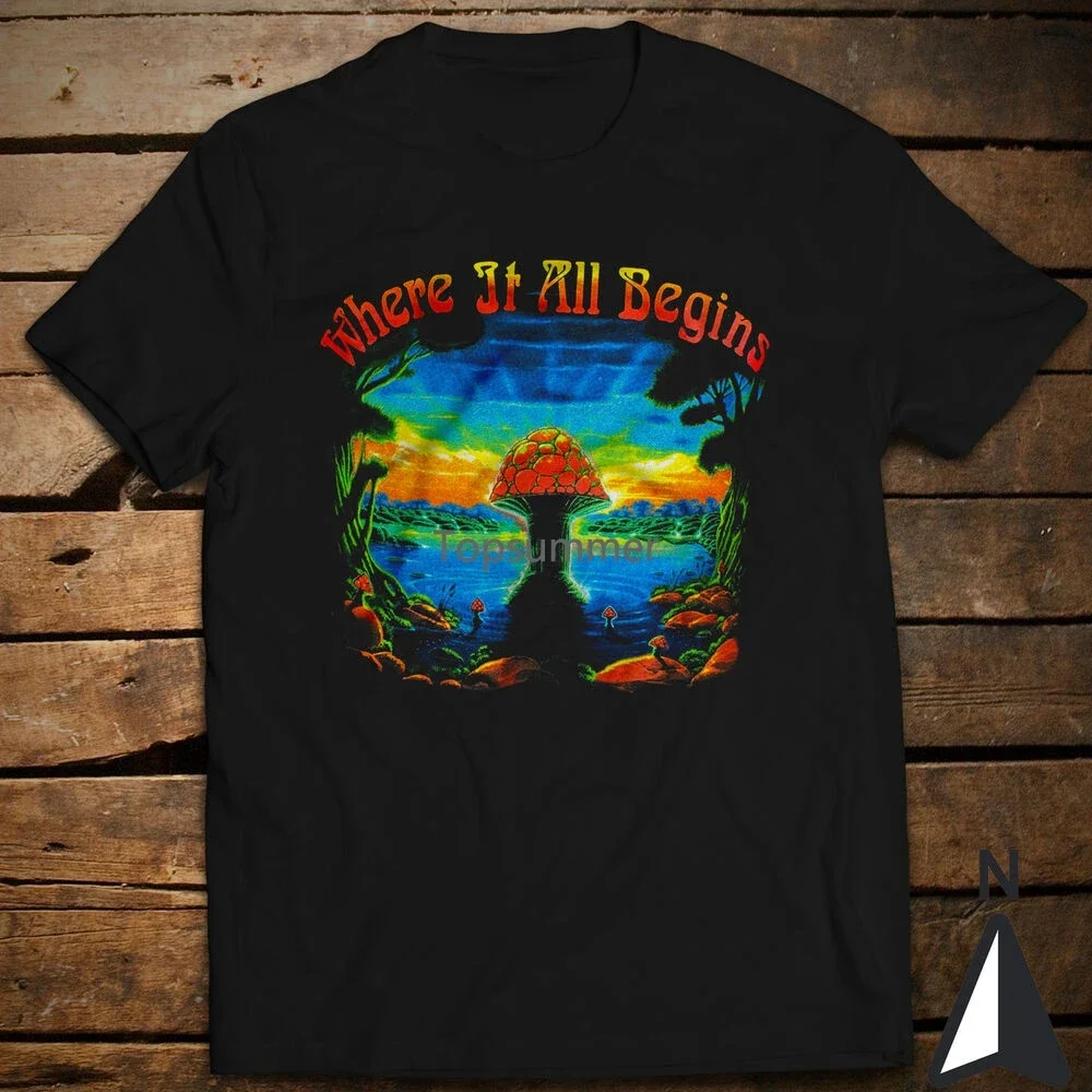 

Vintage Rock Music T-Shirt Allmans Brothers Band Where It All Begins
