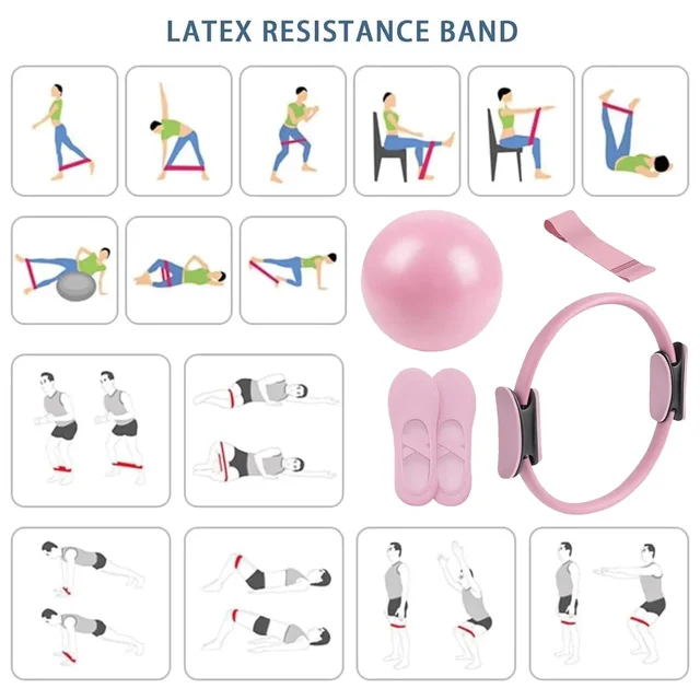 Pilates Ball and Ring Set 2