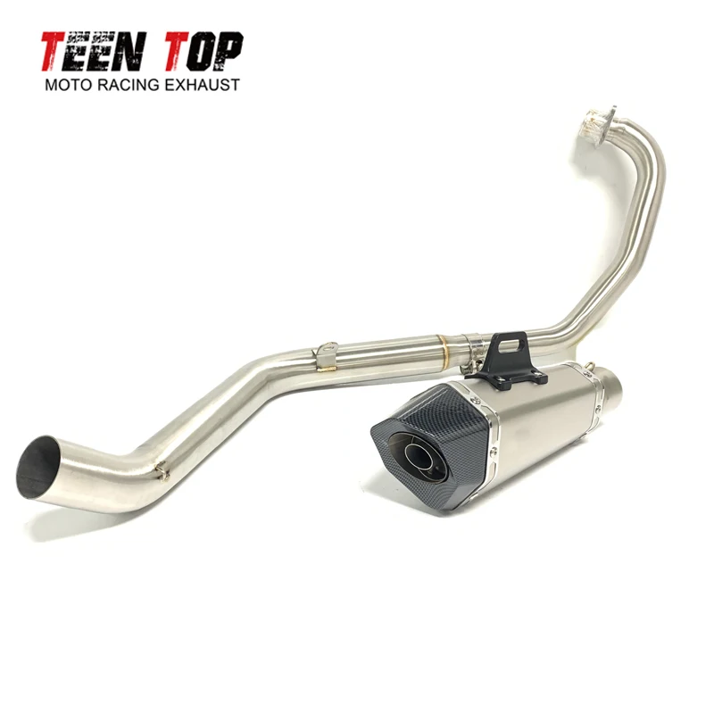 For Honda CB190R CB190X CB190F CBF190TR Exhaust System Motobike Front Link Pipe Slip On Motocycle Exhaust Muffler Escape Moto - Image 3