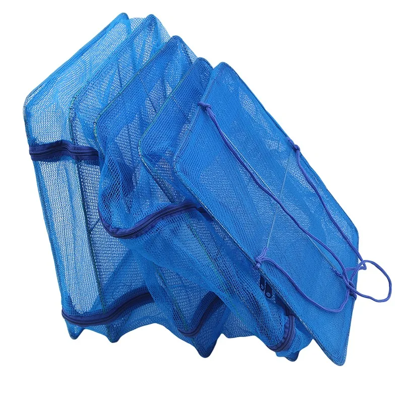 3 Layers Nylon Drying Net Fish Net Drying Rack Hanging Anti-fly Cage for Vegetable Fruit Meat PE Dryer Net Household Fish Net 4