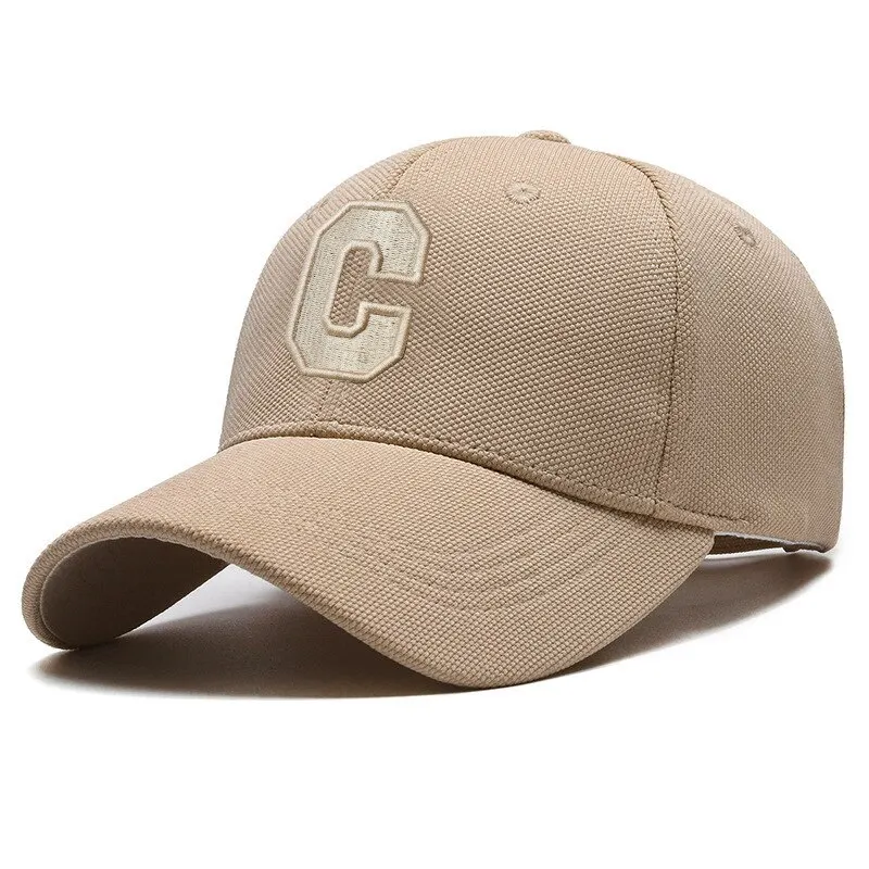 Baseballkappe für Alle Jahreszeiten Outdoor-Sonnenhut Hip-Hop-Mütze mit Dreidimensionalen Buchstaben Universelle Paar-Kappe für Männer und Frauen