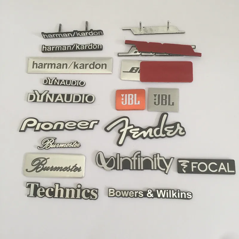 FOCAL 개척자 기술 JBL 다인오디오 펜더 자동차 하이파이 스피커, 오디오 스피커 배지, 스테레오 엠블럼 스티커 스타일링