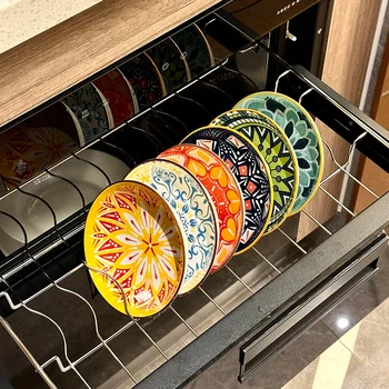 6 Piece Boho Ceramic Salad Plates 1