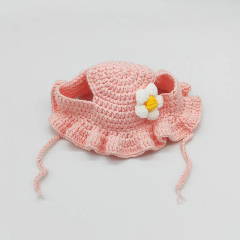 Pet Hat Cat Puppy Kittens Knitted Party Photo Shoot Props Decoration Autumn Winter