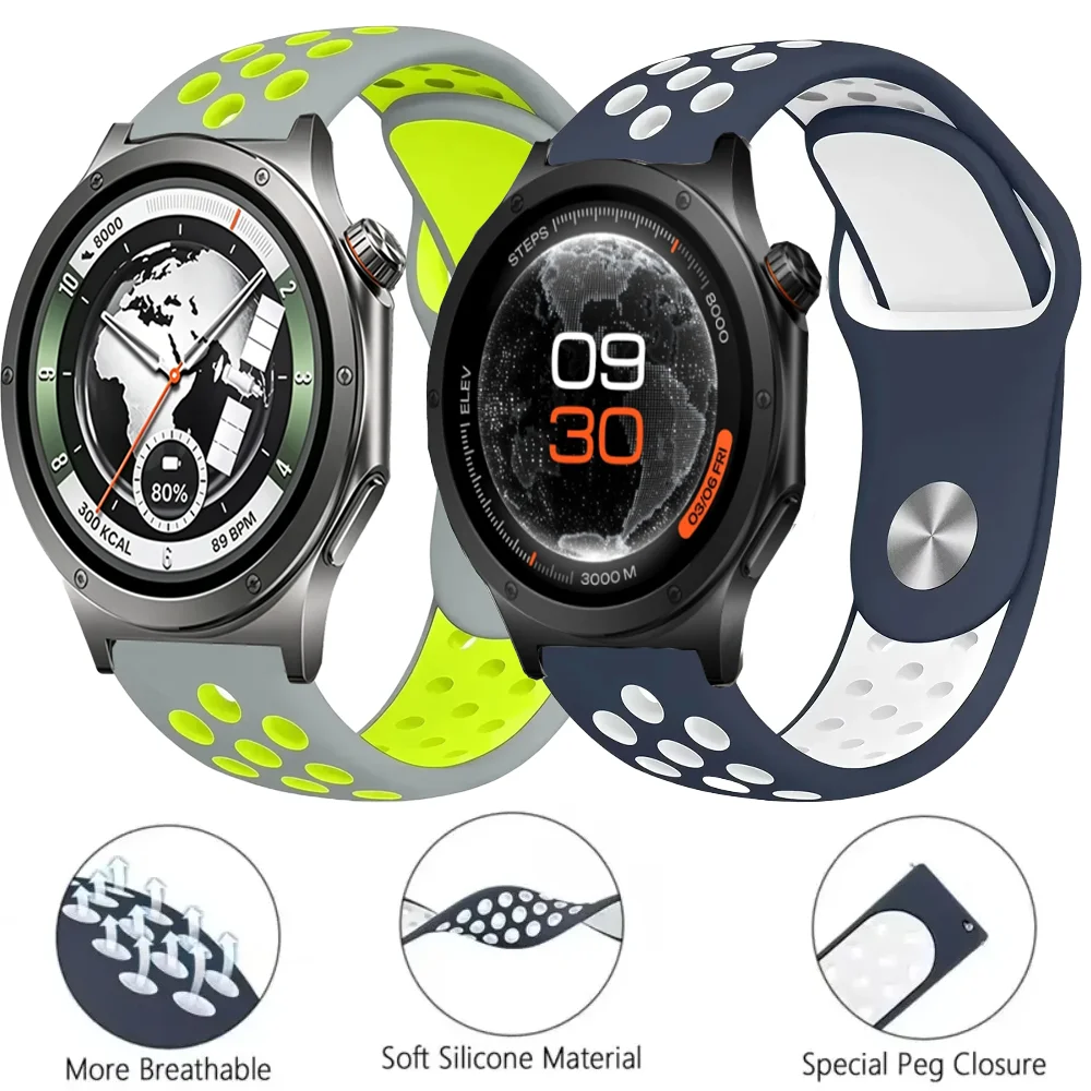 Versatile Silicone Watch Strap - Available in Multiple Sizes
