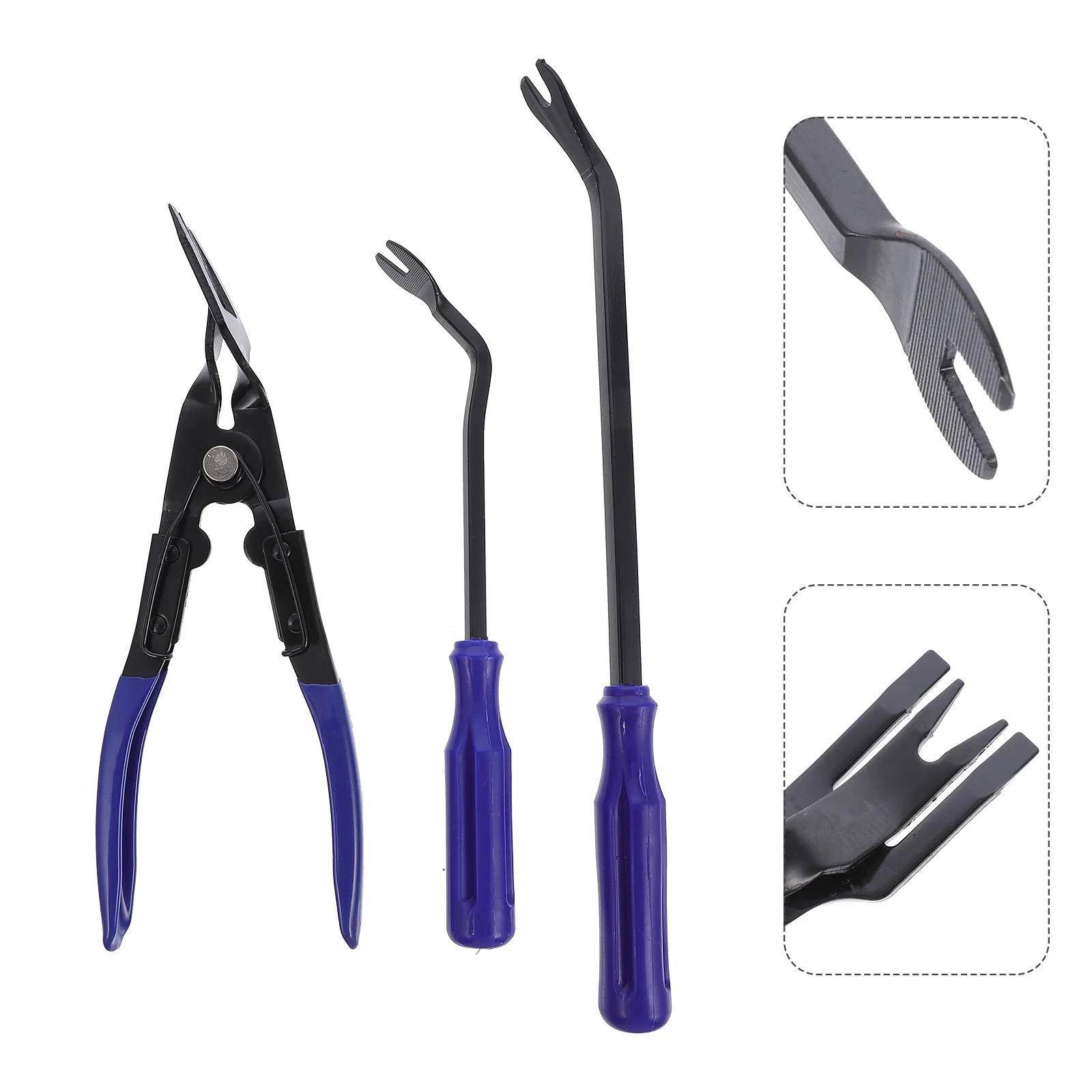 

3 Pcs Decor Plier Car Door Panel Removal Tool Indoor Automobile Steel Disassembly Repair Tools Buckle