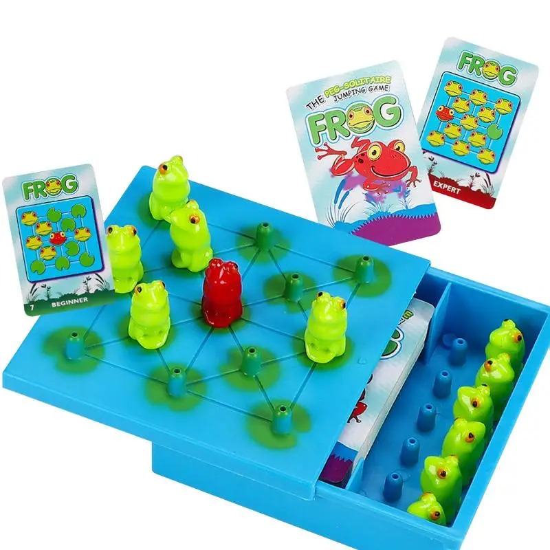 

Hoppers Logic Game Strategy Board Games Children's Frog Game Jump In Game Early Education Toys For Boys And Girls Age 3