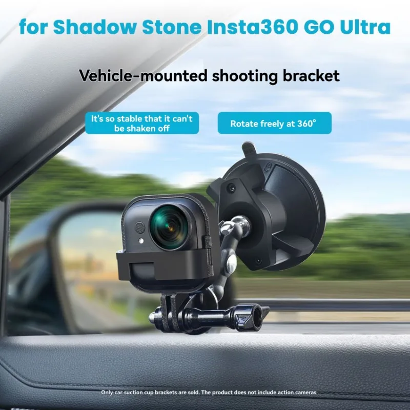 Insta360 Go 울트라 카메라용 N05R 차량용 흡착 컵 마운트 - 차량 녹화를 위한 안전한 홀더