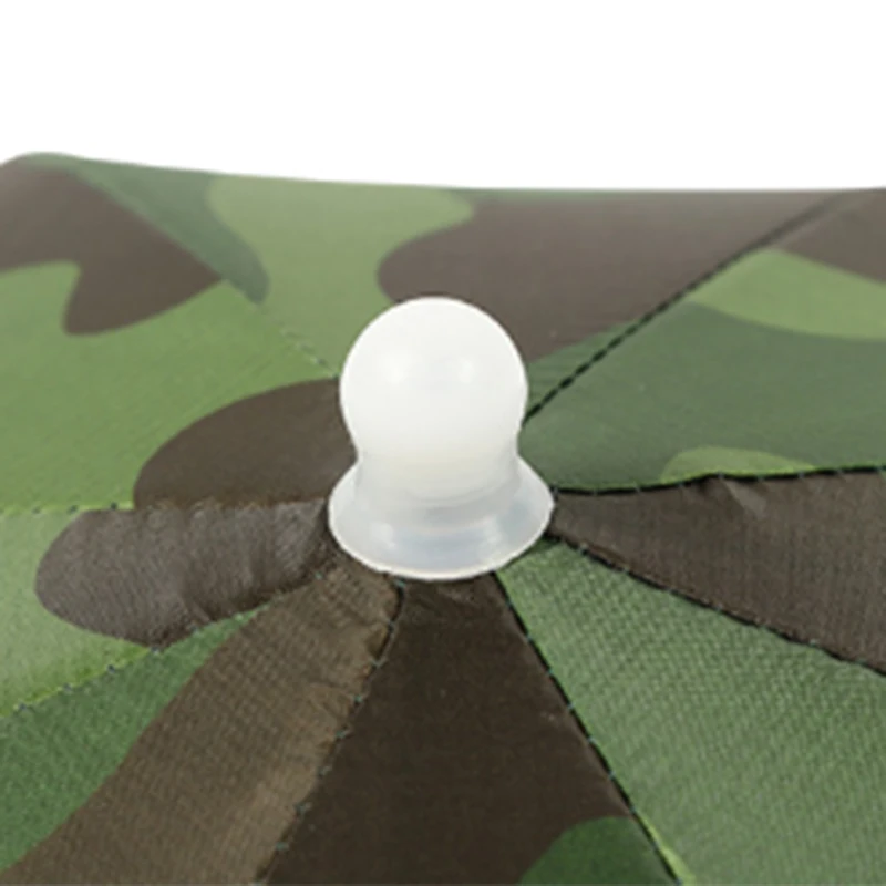 Umbrella Hat Outdoor Folding Fishing Sun Shade Portable Rain Anti-UV Camping Headwear