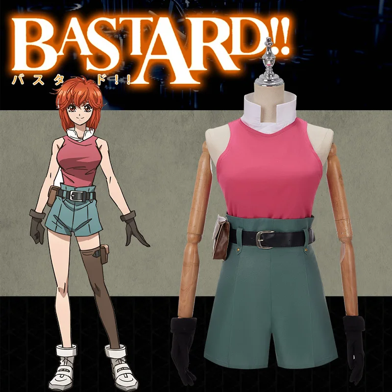 

Hot Anime Game Bastard Heavy Metal Dark Fantasy Tia Noto Yoko Cosplay Costume Outfits Halloween Carnival Women Suit Role Play