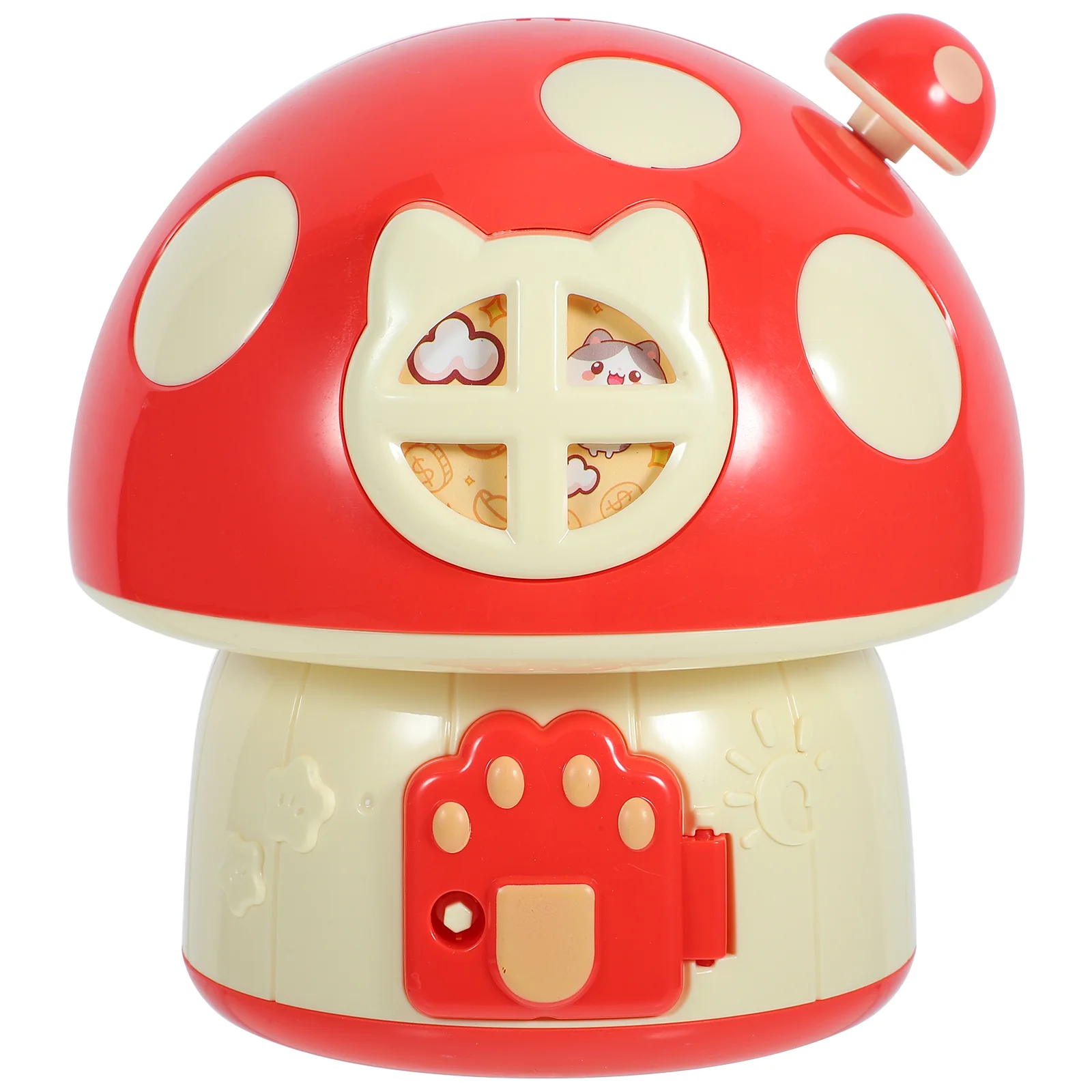 

Mushroom Coin Container Piggy Bank for Cash Coin Bank Plastic Coin Container