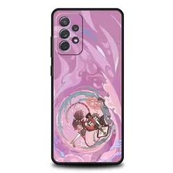 Vibrant Genshin Impact Cartoon Logo Phone Case Cover - Samsung A03S (A1)