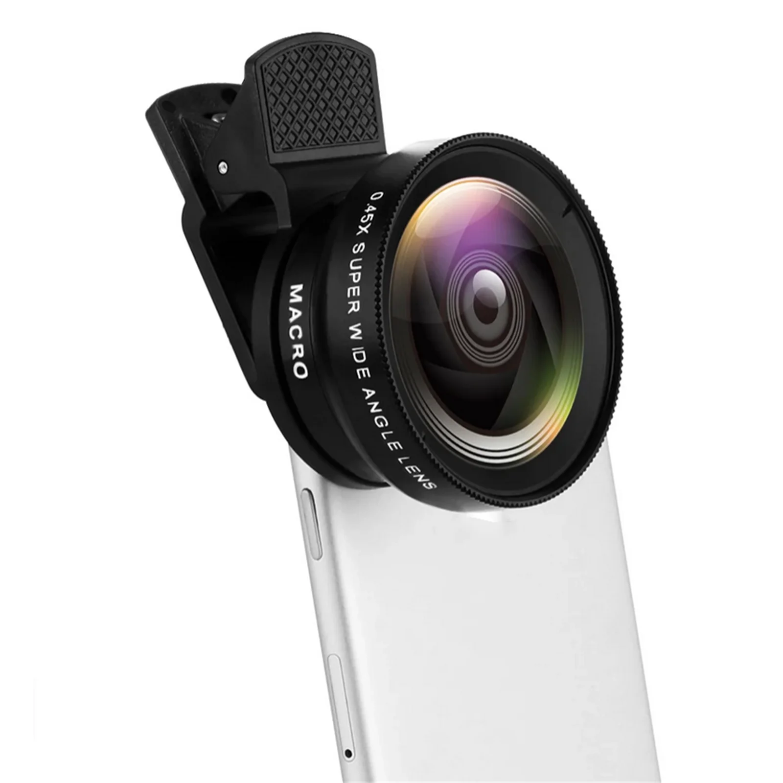 

Phone Camera Lens 0.45x HD Wide Angle Lens & 10x Macro Lens HD Camera Lentes For iPhone For Huawei For Android Smartphones Parts