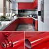 DIY PVC Self-Adhesive Waterproof Oilproof Wallpapers Decorative Kitchen Cabinet Desktop Wall Stickers Home Decors Wall in Rolls 6