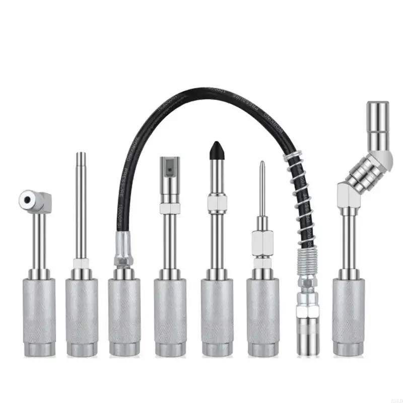 Grease Guns Adapter Nozzle Couplers Fittings, 90 Degree Lubrication Tool Suitable for Hard to Reach Fittings Repair Shop.A5KD