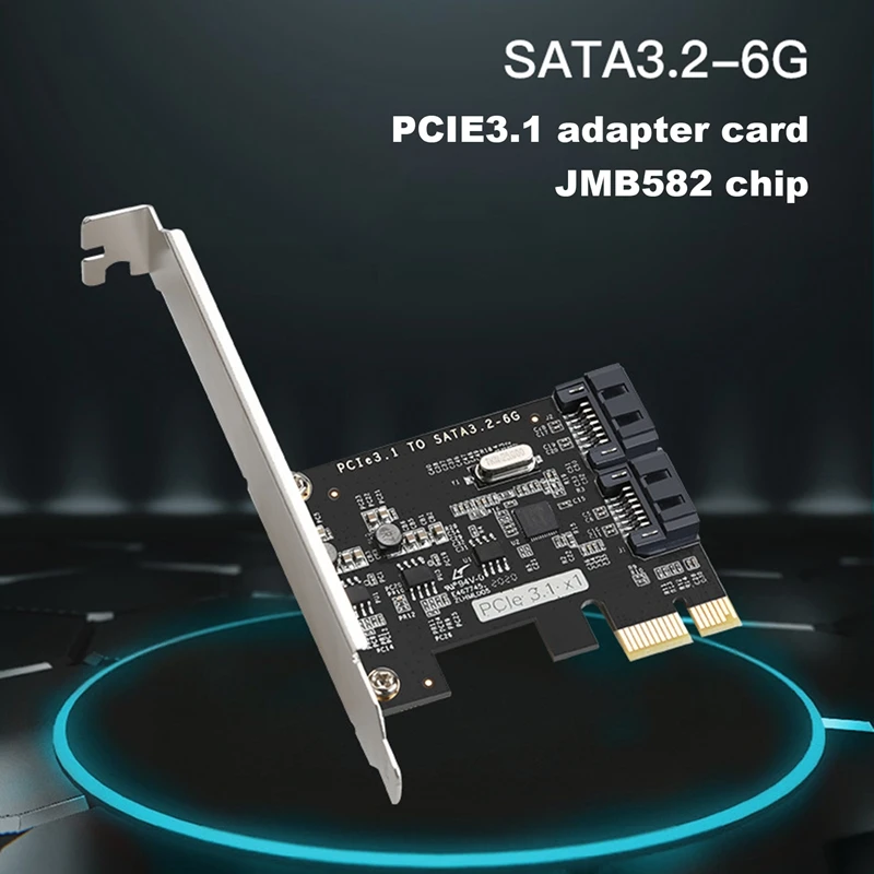 

Адаптер для жесткого диска, 2 порта, SATA3.2, 6G