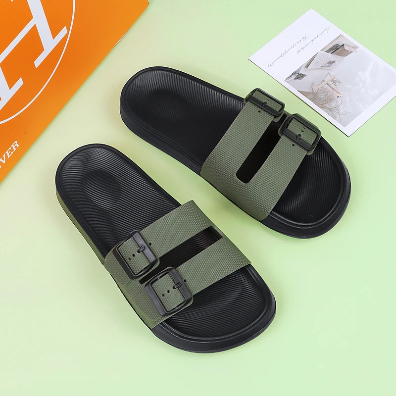Mens Soft Slippers Indoor Comfortable Slides Home Shoes House Room Summer Casual VA Lightweight